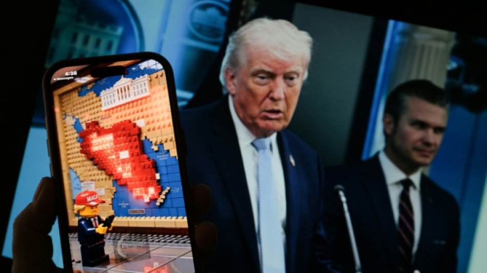 Lego-style memes troll Trump after fragile US-Iran truce
