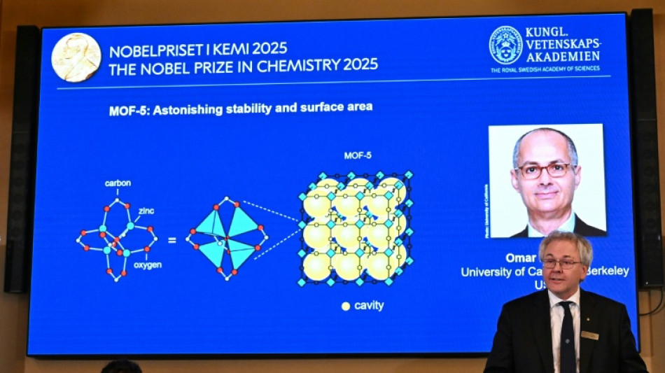 Tres galardonados con el Nobel de Química por investigaciones de nuevas estructuras moleculares