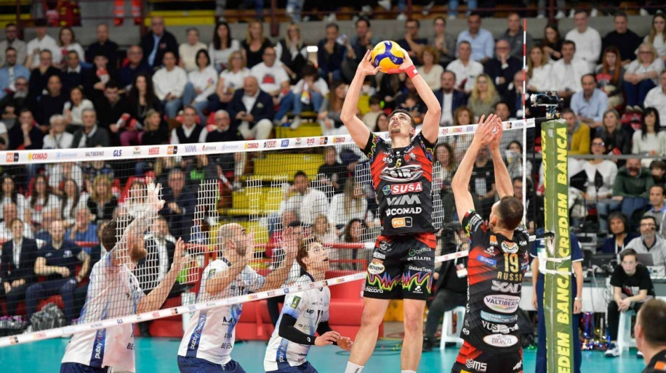 Pallavolo: 3-1 a Monza, Perugia &egrave; campione d'Italia