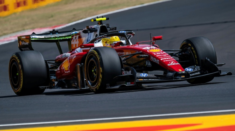 Hamilton tops times ahead of Leclerc in Ferrari 1-2 in Hungary