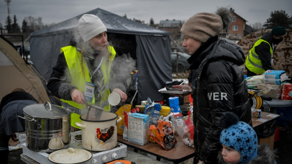 Des b&eacute;n&eacute;voles sans fronti&egrave;res en Pologne accueillent les r&eacute;fugi&eacute;s d'Ukraine