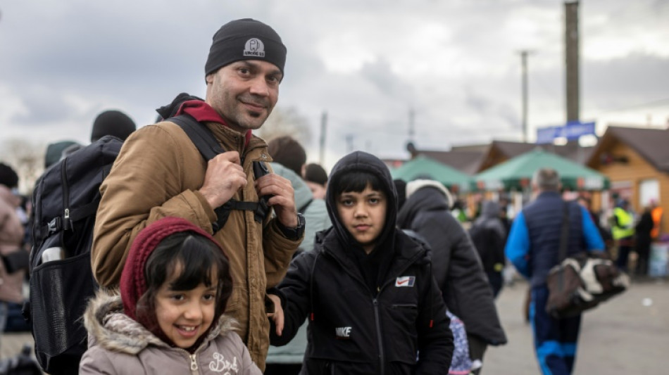 D'une guerre &agrave; l'autre, un Afghan r&eacute;fugi&eacute; en Ukraine fuit en Pologne les bombes russes