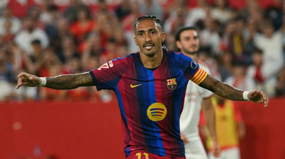 Raphinha treble fires perfect Barca to win at Sevilla