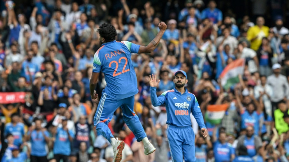 Rana takes four as India bowl out Australia for 236 in 3rd ODI 