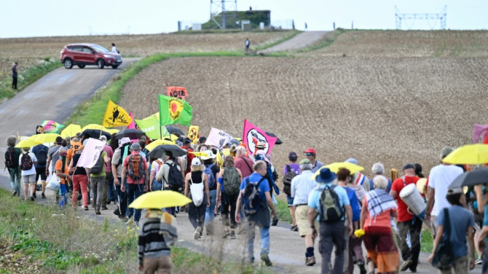 Proteste gegen geplantes Endlager für Atommüll in Ostfrankreich