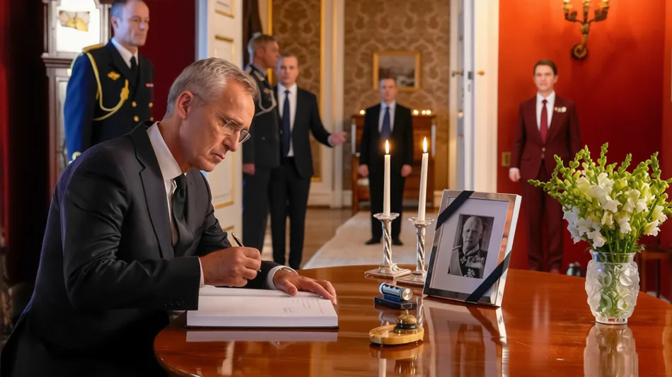 Muerte de Harald V de Noruega y ascenso de Haakon VIII al trono