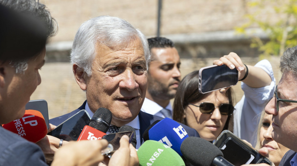 Tajani, garantire l'incolumità dei giornalisti a Gaza