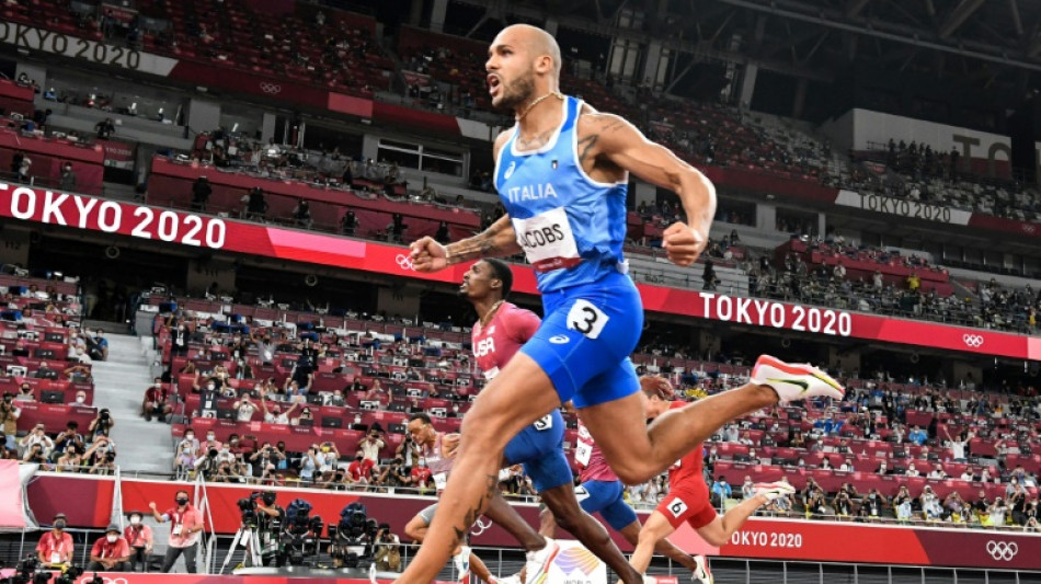Athl&eacute;tisme: rentr&eacute;e &agrave; Berlin de Jacobs, l'inattendu champion olympique du 100 m