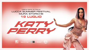 Kate Perry il 19 luglio 2026 al Lucca Summer Festival