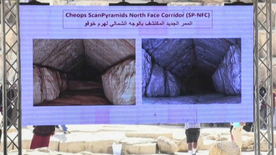 Egipto anuncia el descubrimiento de un t&uacute;nel escondido en la pir&aacute;mide de Keops