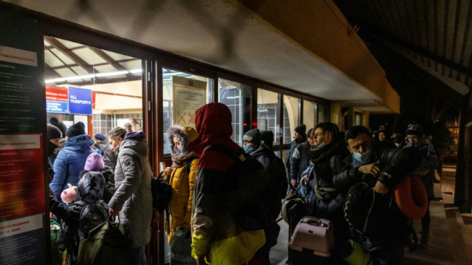La grande vague de r&eacute;fugi&eacute;s ukrainiens arrive en Pologne
