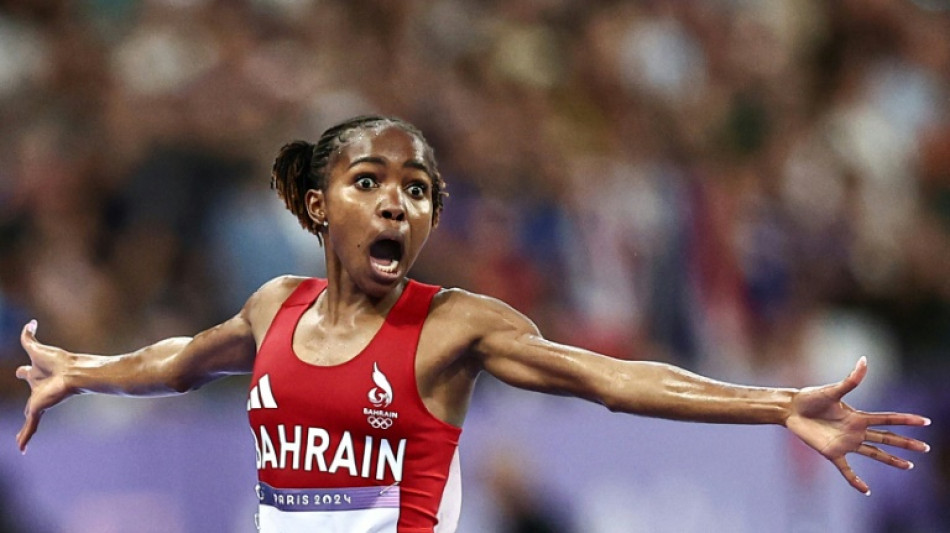 Winfred Yavi, do Bahrein, conquista o ouro nos 3.000m com obst&aacute;culos em Paris-2024