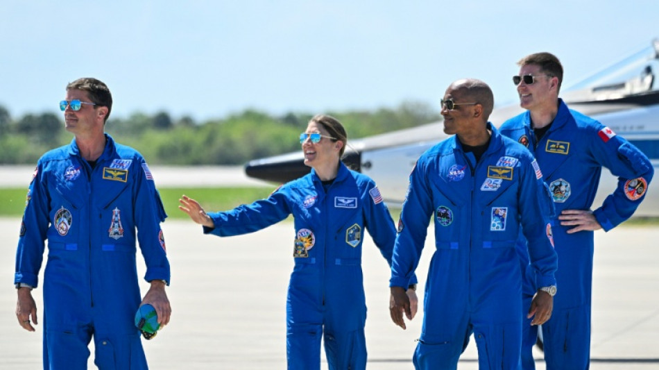 'We are ready': astronauts arrive at launch site for Moon mission