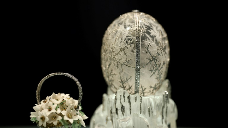 Faberge's rare Winter Egg fetches record &pound;22.9 mn at auction