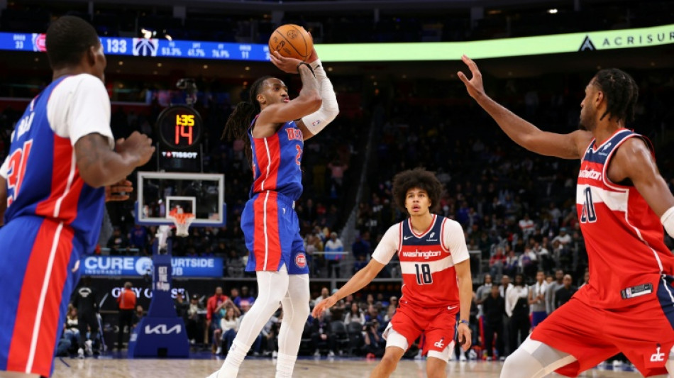 NBA: les Pistons encha&icirc;nent une 7e victoire, Wembanyama tire les Spurs