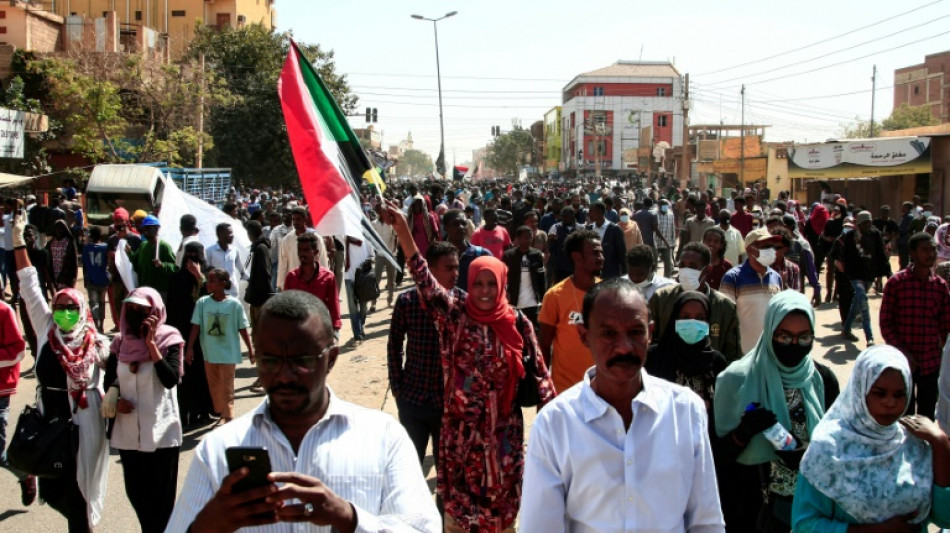 Ein Demonstrant bei erneuten Anti-Putsch-Protesten im Sudan get&ouml;tet