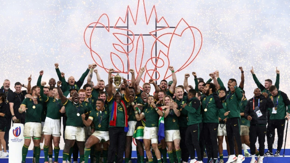 &Aacute;frica do Sul vence Nova Zel&acirc;ndia e &eacute; tetracampe&atilde; mundial de rugby