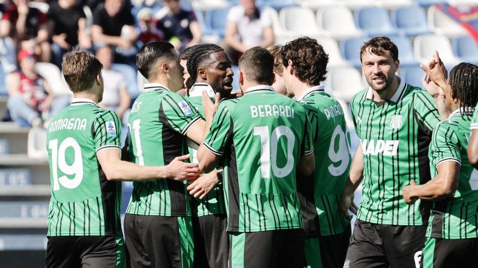 Serie A: Sassuolo-Cagliari 2-1