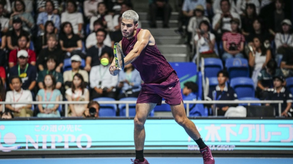 ATP 500 de Tokyo: Alcaraz passe au 2e tour mais se blesse &agrave; la cheville gauche