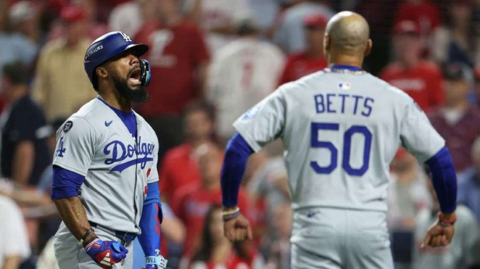 Dodgers down Phillies on Hernandez homer in MLB playoff series opener