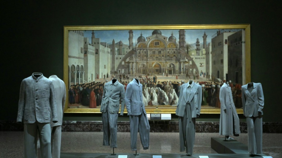 A Milan, les classiques d'Armani c&ocirc;toient des chefs-d'oeuvre de la Renaissance